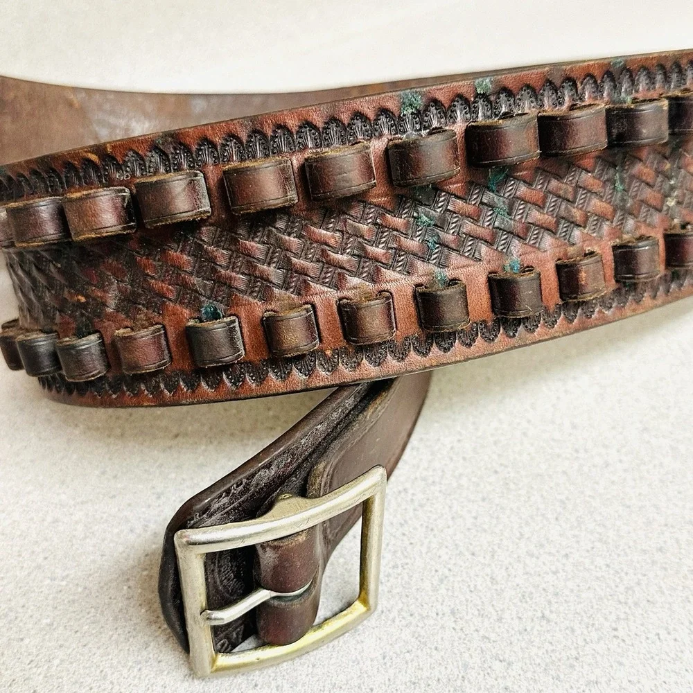 Eubanks Idaho Leather Gun & Ammo Belt Holster 46